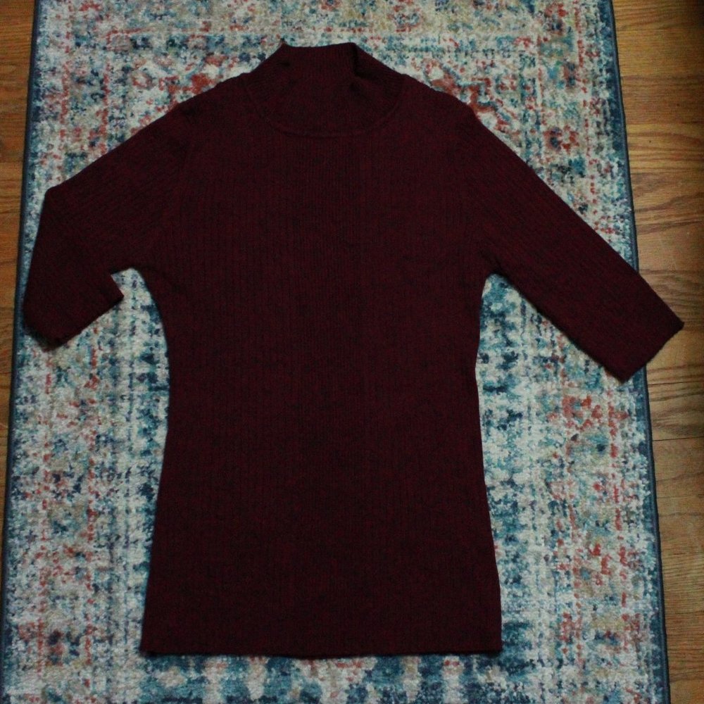 The Slope High Neck Ribbed Top